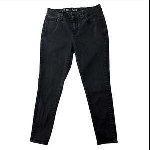 ANA Black Jegging Jeans Womens 8P Mid Rise Skinny Petite Stretch